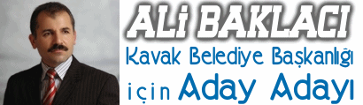 Ali Baklacı | Kavak Belediye Başkanlığı Aday Adayı